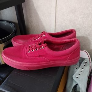All red vans